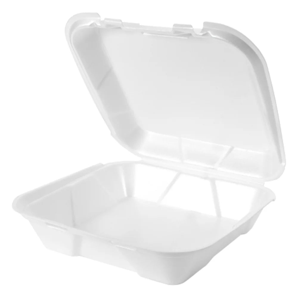 Genpak Container Foam Large One Compartment Snap-It Vented — 200 Per Case