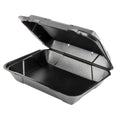Genpak - Hinged Gpk Con Foam Sup Jum Vnt Black, 100 Count — 2 Per Case