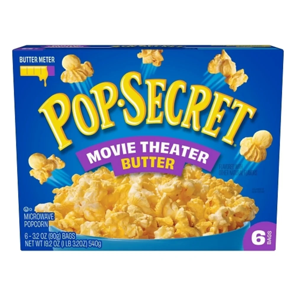 Pop Secret Movie Theater Butter, 19.2 Ounce — 6 Per Case