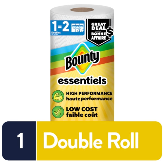 Bounty Essentials Select-A-Size White Double Roll — 24 Per Case