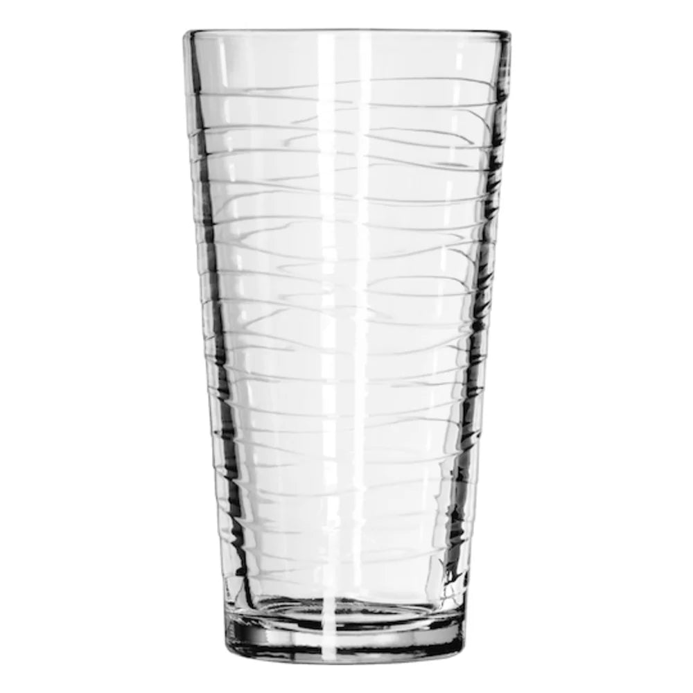 Libbey Casual Coolers Waves Glass, 20 Ounce — 12 Per Case