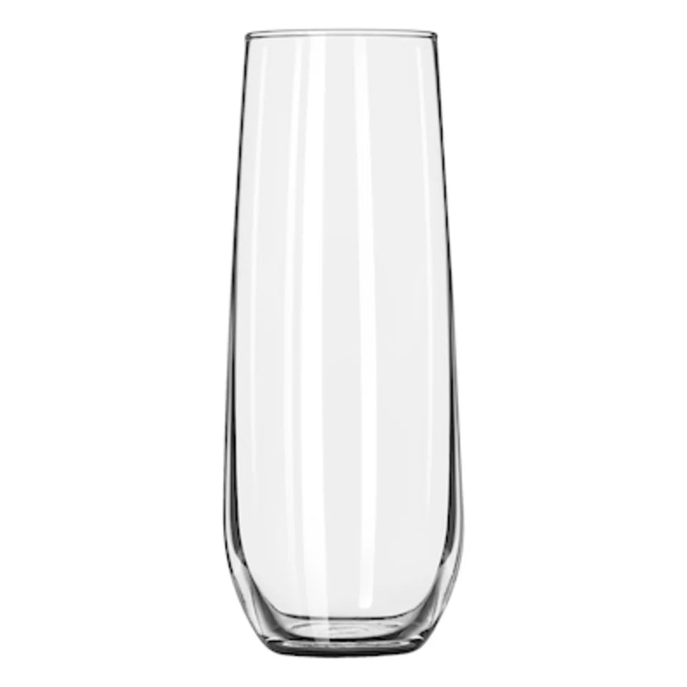 Libbey Stemless Flute Glass, 8.5 Ounce — 12 Per Case