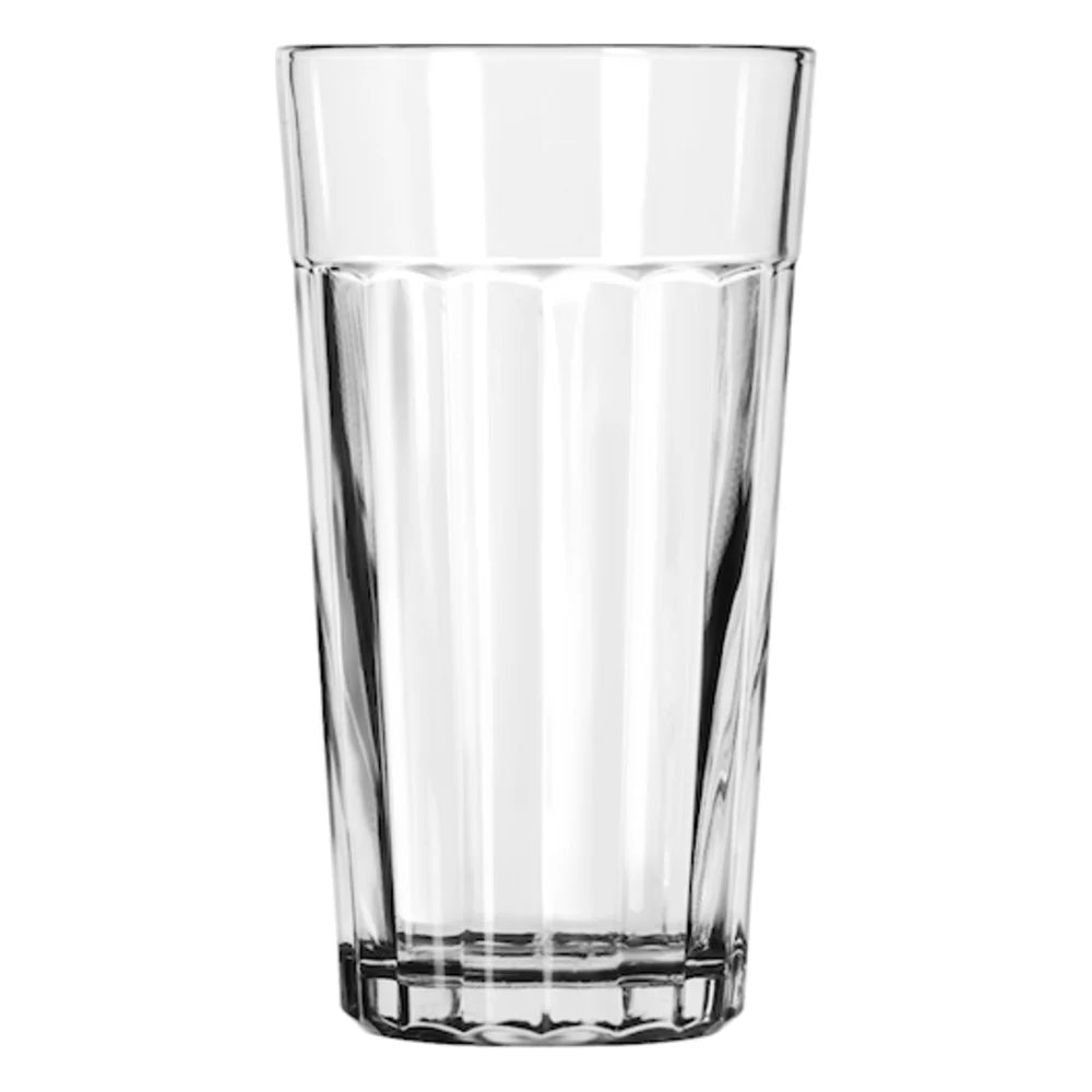Libbey Paneled Cooler Glass, 16 oz — 36 Per Case