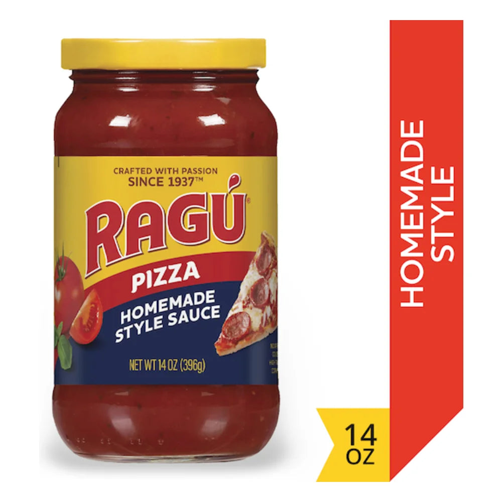 Ragu Pizza Sauce Glass Jar, 14 Ounce — 12 Per Case