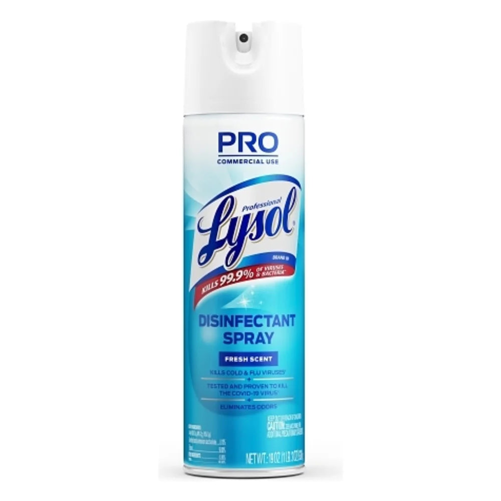 Lysol Disinfectant Spray Fresh Scent, 19 Ounce — 12 Per Case
