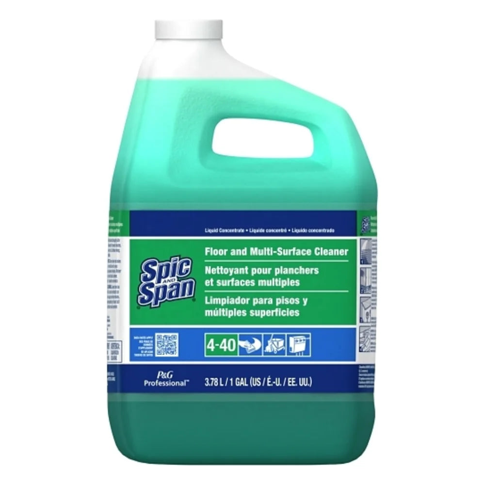 Spic & Span Professional Floor And Multi-Surface Cleaner Concentrate Closed Loop, 1 Gallon — 3 Per Case