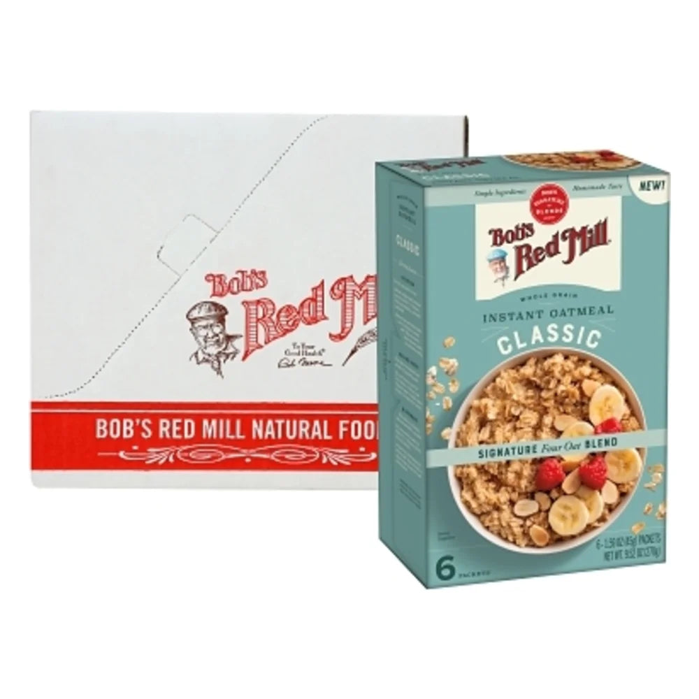 Bob's Red Mill Classic Instant Oatmeal Packets, 9.52 Ounce — 4 Per Case