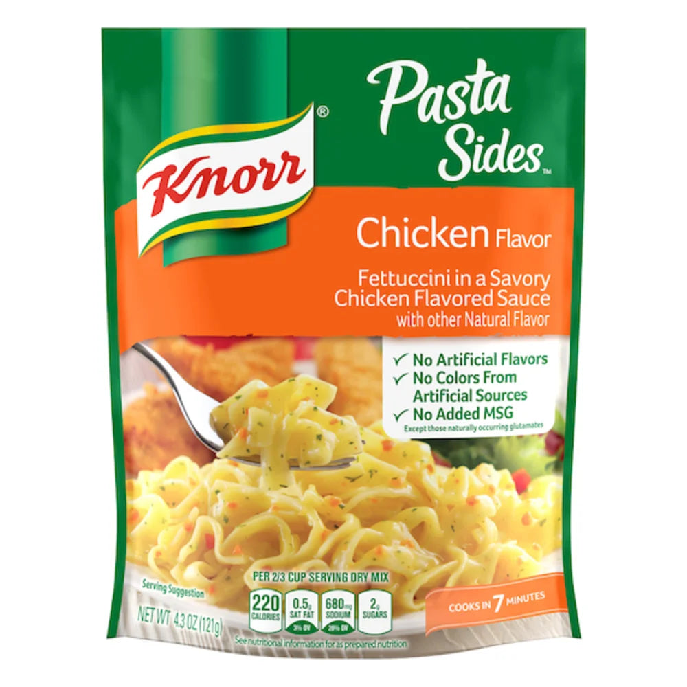 Knorr Pasta Sides Chicken Flavor, 4.3 Ounce — 12 Per Case