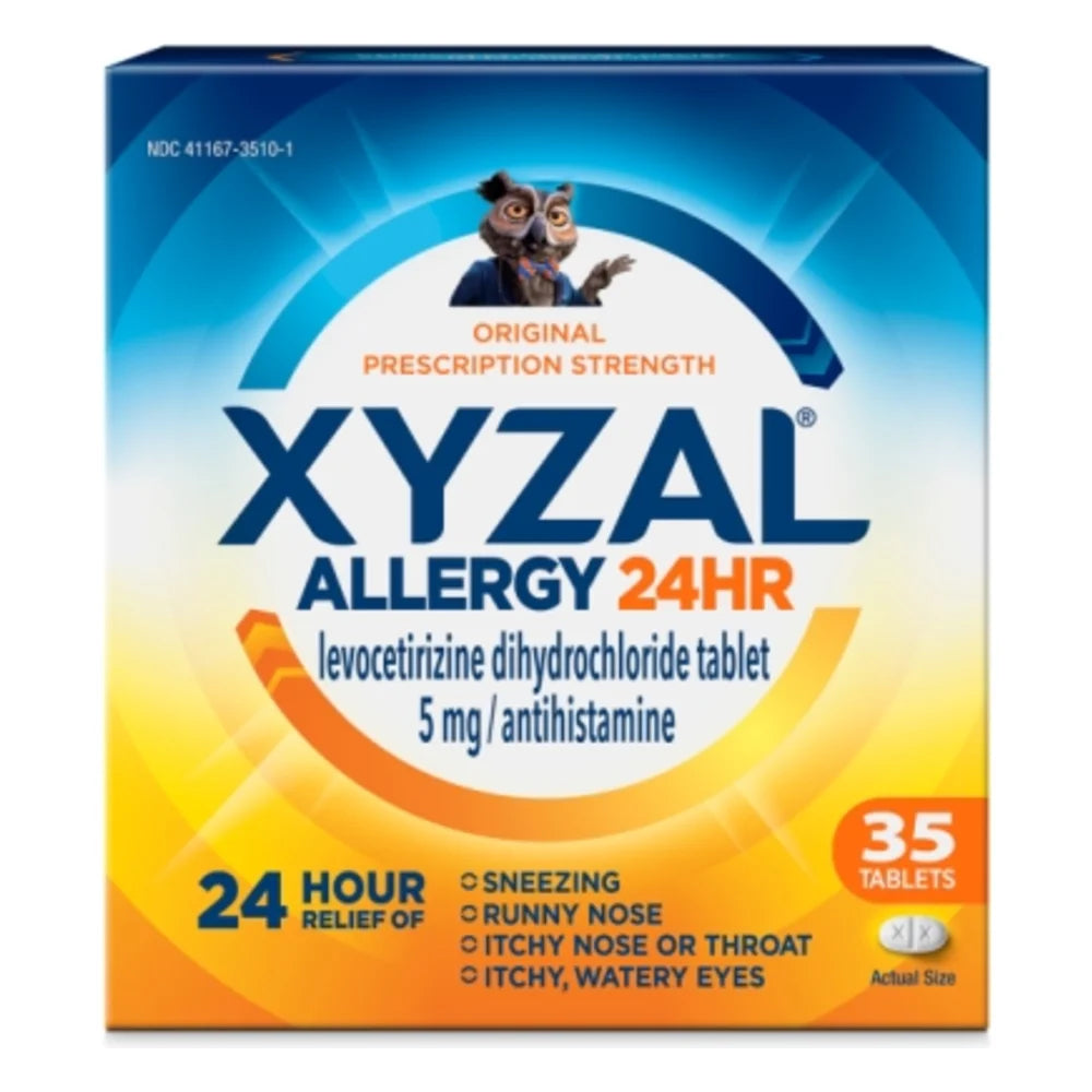 Xyzal Allergy Relief Tablet, 35 Count — 24 Per Case