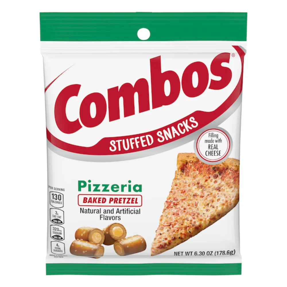 Combos Pizza Pretzel Combo Snack, 6.3 Ounce — 12 Per Case