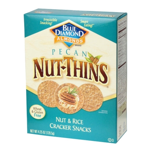 Nut-Thins Pecan Crackers, 4.25 Ounce — 12 Per Case