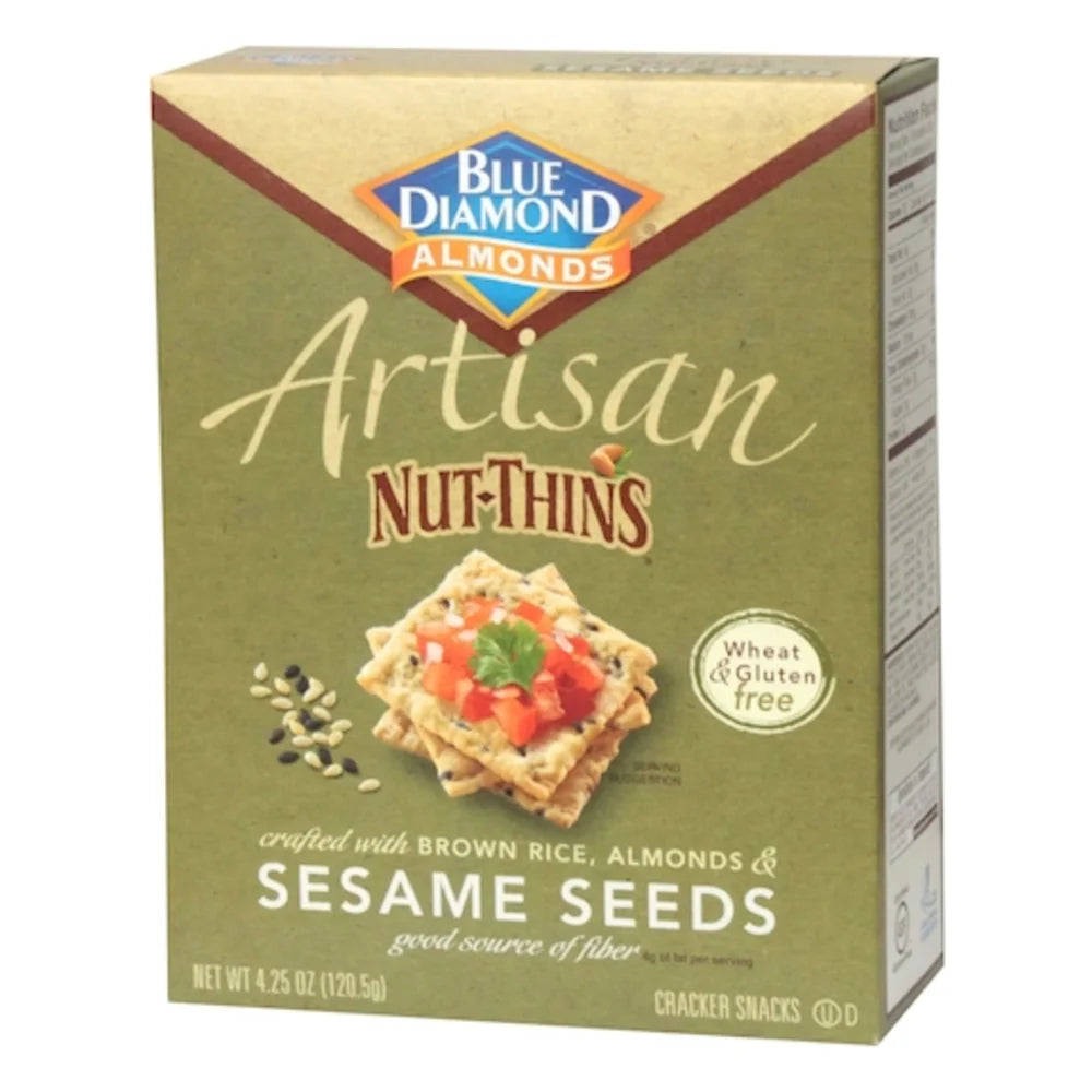 Nut-Thins Sesame Seed Crackers, 4.25 Ounce — 12 Per Case