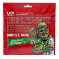 Big League Chew Strawberry Girl Clip Strip Pouch, 2.12 Ounce — 24 Per Case