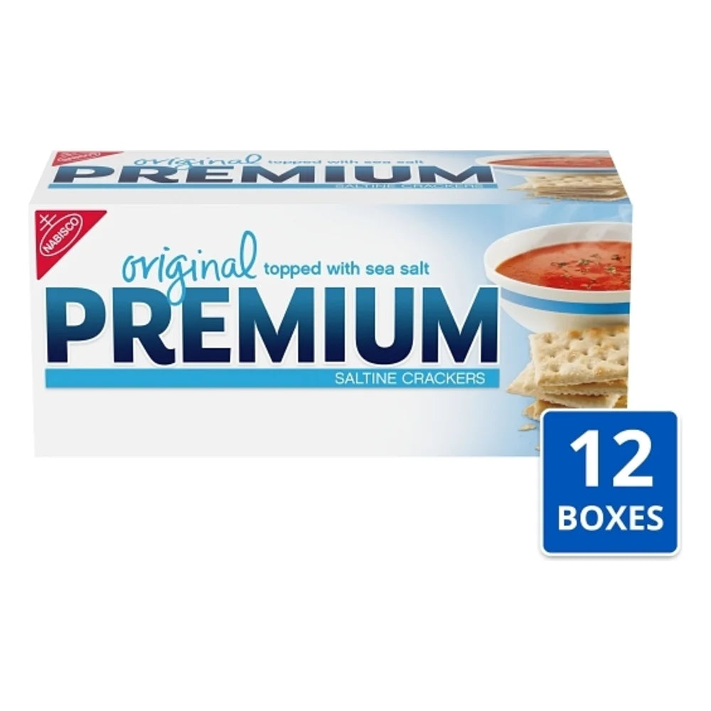 Premium Nabisco Crackers, Kosher, 16 Ounce — 12 Per Case