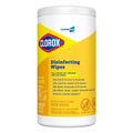 Clorox Disinfectant Lemon Commercial Solutions Wipes, 75 Count — 6 Per Case