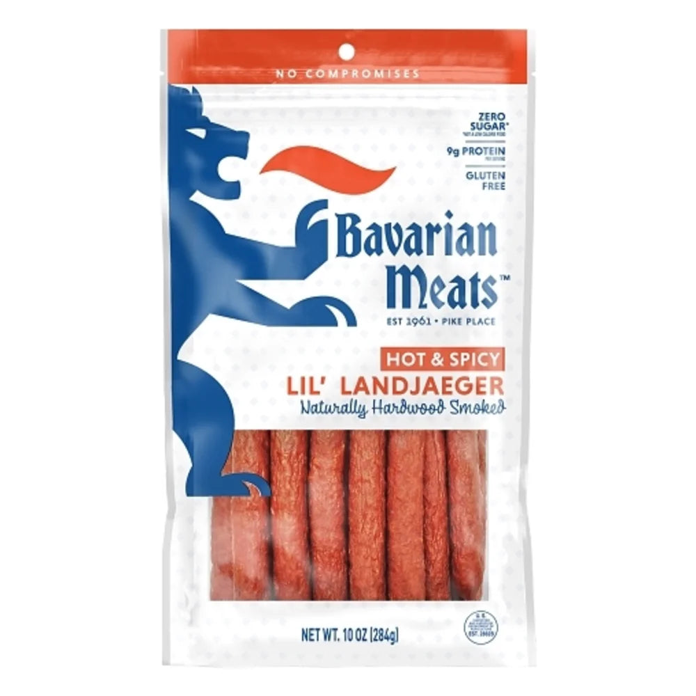 Bavarian Meats Spicy Lil Landjaeger, 10 Ounce — 6 Per Case