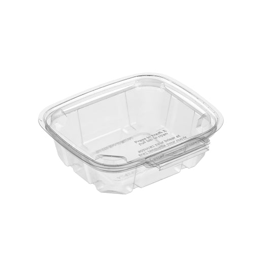 BreakAway Tamper Visible Food Container Rectangular, 8 Oz — 6 Per Case