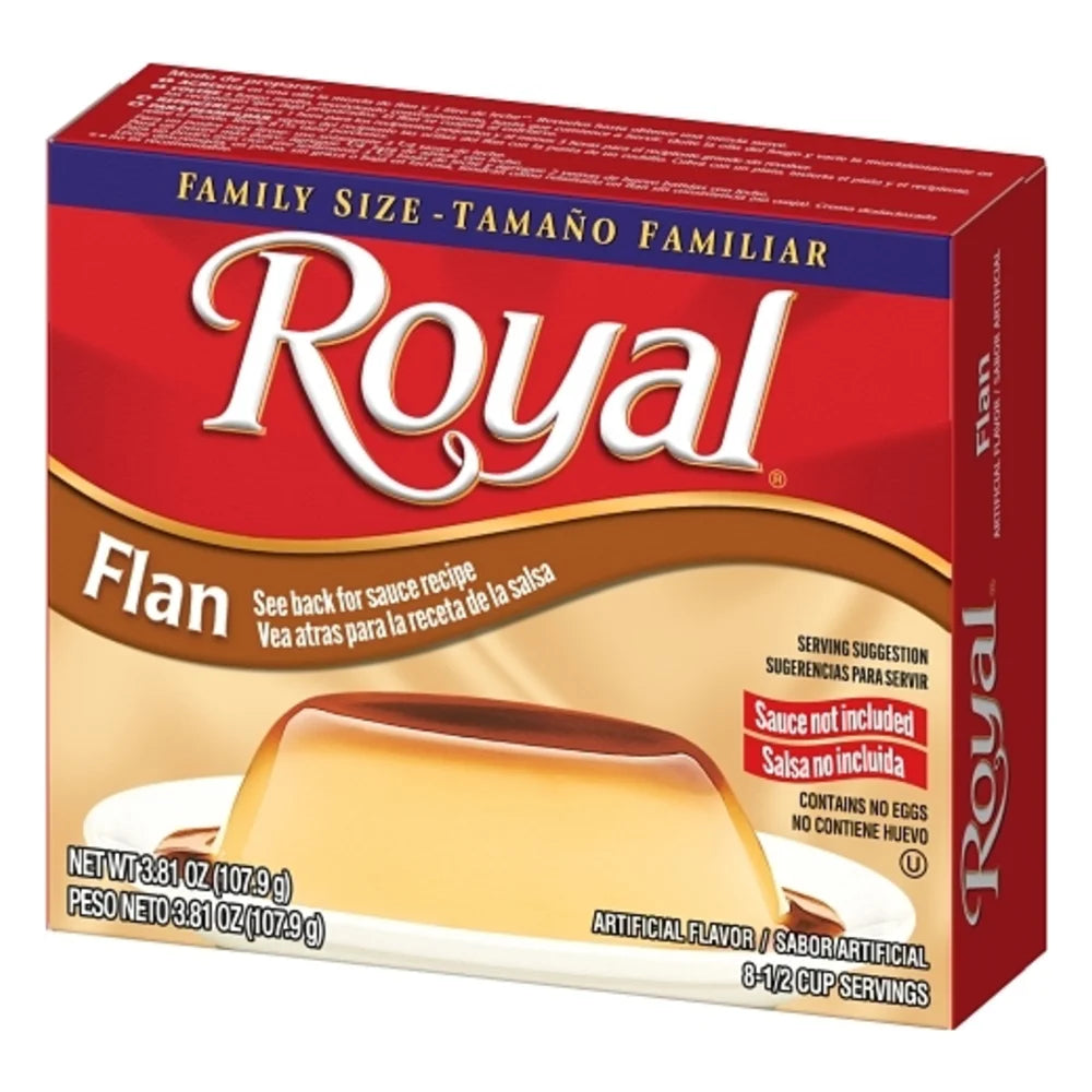 Royal Flan Mix Family Size, 3.81 Ounce — 12 Per Case