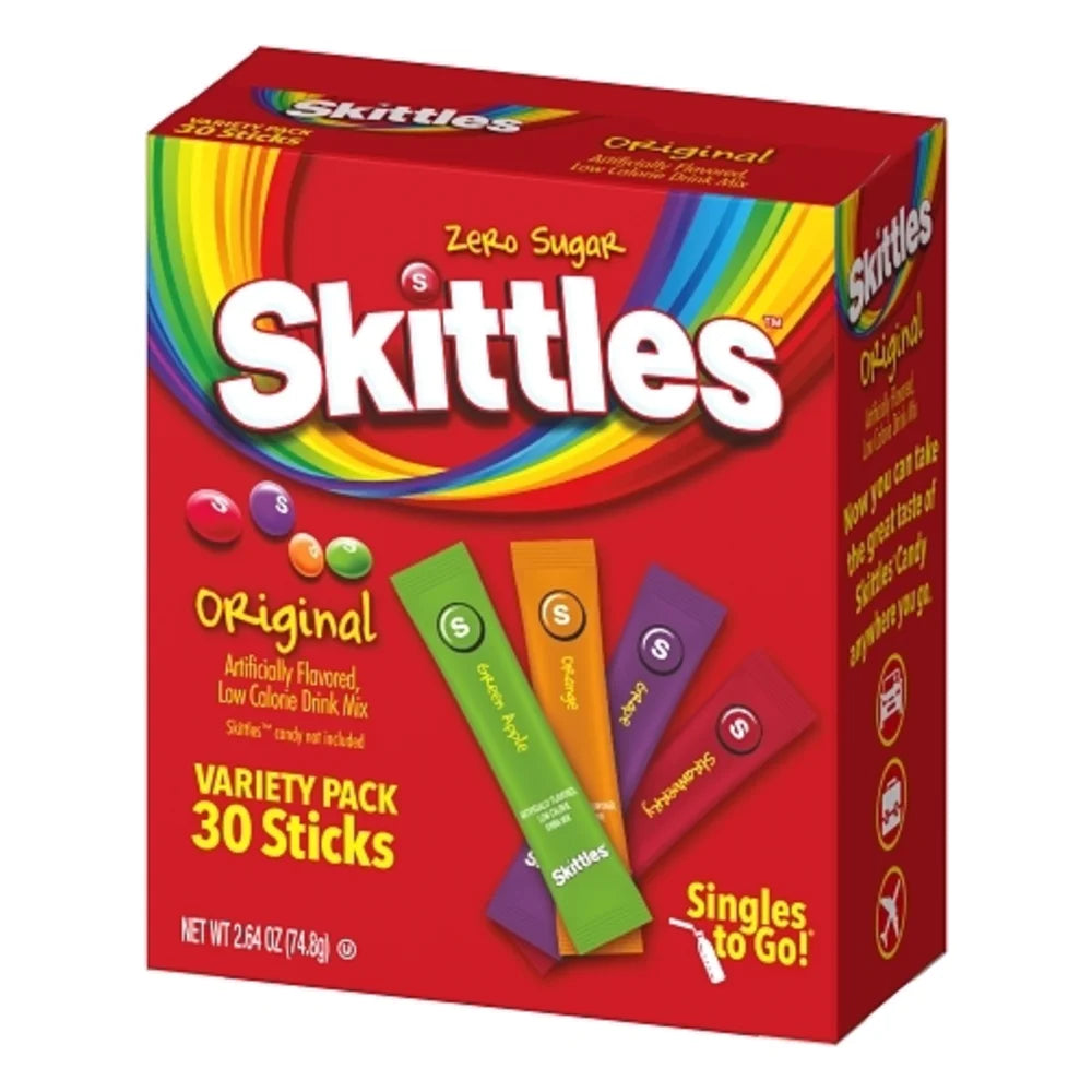 Skittles Original Singles To Go Variety Pack Case, 2.64 Ounce — 6 Per Case