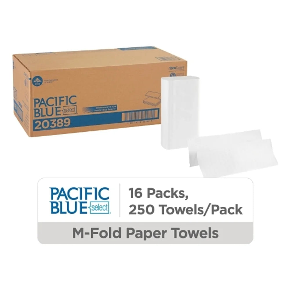 Pacific Blue Multifold Towel White, 1 Count — 16 Per Case
