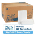 Pacific Blue Ultra Big Fold Z Premium White Paper Towel, 1 Count — 10 Per Case