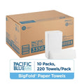 Pacific Blue Ultra Bigfold Premium Recycled White Paper Towels, 1 Count — 10 Per Case