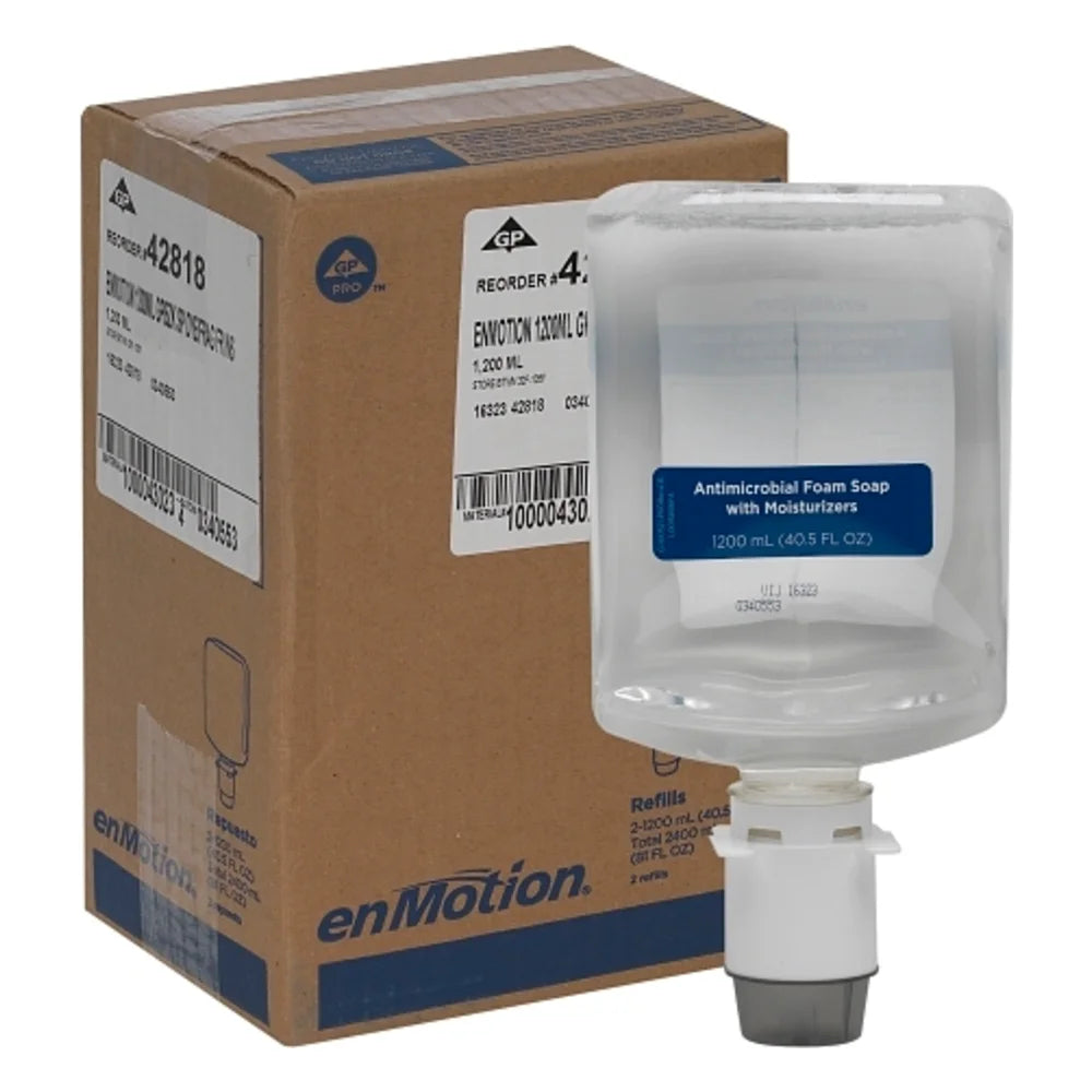 EnMotion Gen2 Soap Dispenser Refill Moisturizing Antimicrobial, 2 Each — 1200 Per Case