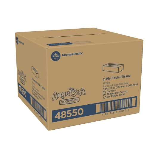 Angel Soft Professional Series 2-Ply Facial Tissue, 1 Count — 60 Per Case