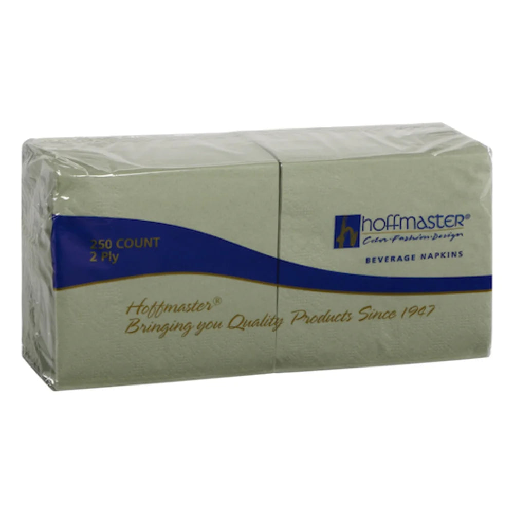 Hoffmaster Soft Sage 9.5X9.5 Beverage Napkin, 250 Each — 4 Per Case