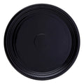 CaterLine 12" Thermo Round Black Tray — 25 Per Case