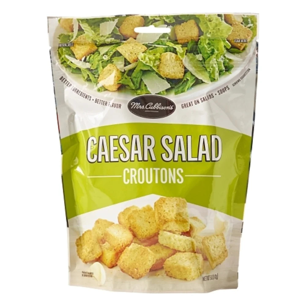 Mrs. Cubbison's Caesar Salad Crouton Bag, 5 Ounce — 9 Per Case