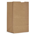 AJM 25# Squat Narrow Base Kraft Bag, 500 Count — 1 Per Case