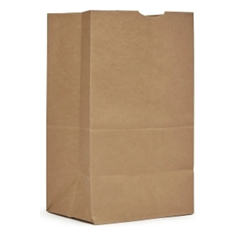 AJM 20# Narrow Base Kraft Extra Heavy Bag, 500 Count — 1 Per Case