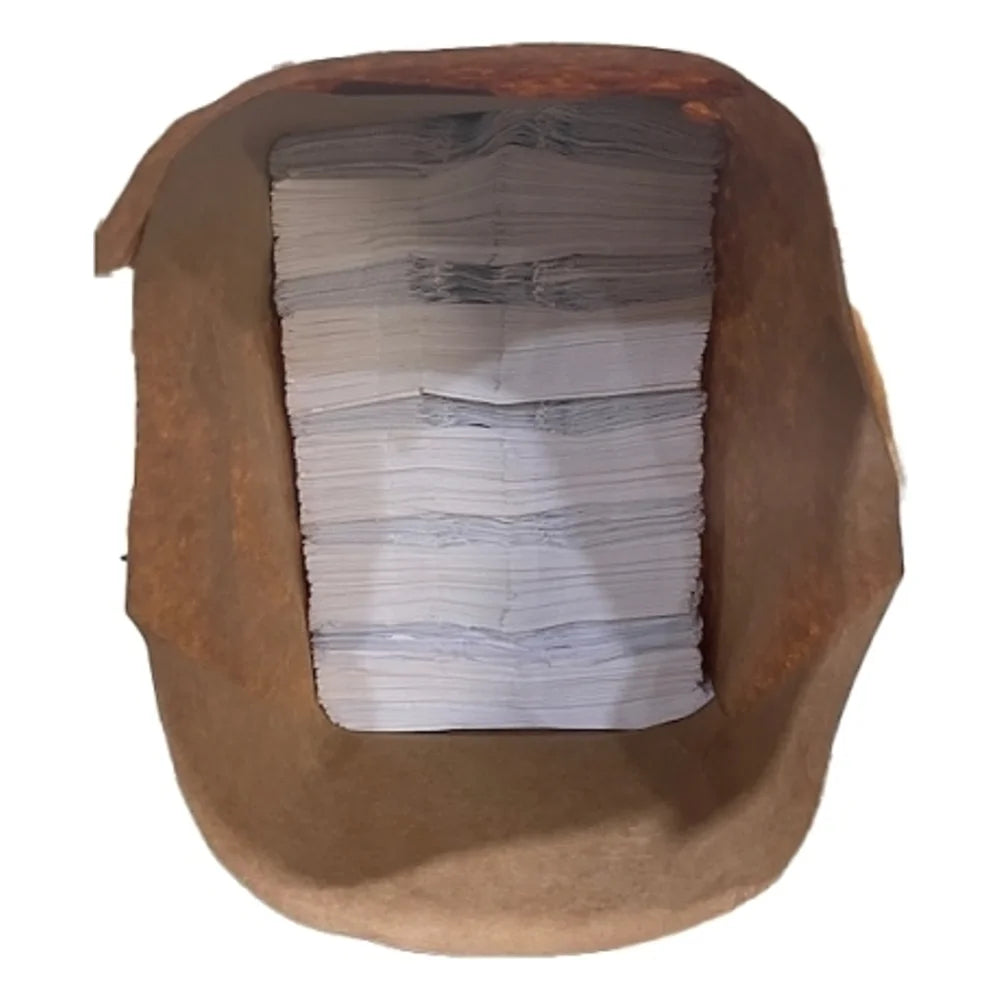 AJM 16# Bleached Bag, 500 Count — 1 Per Case