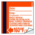 Taylor Temperature Test Strip Dishwasher, 24 Count — 12 Per Case