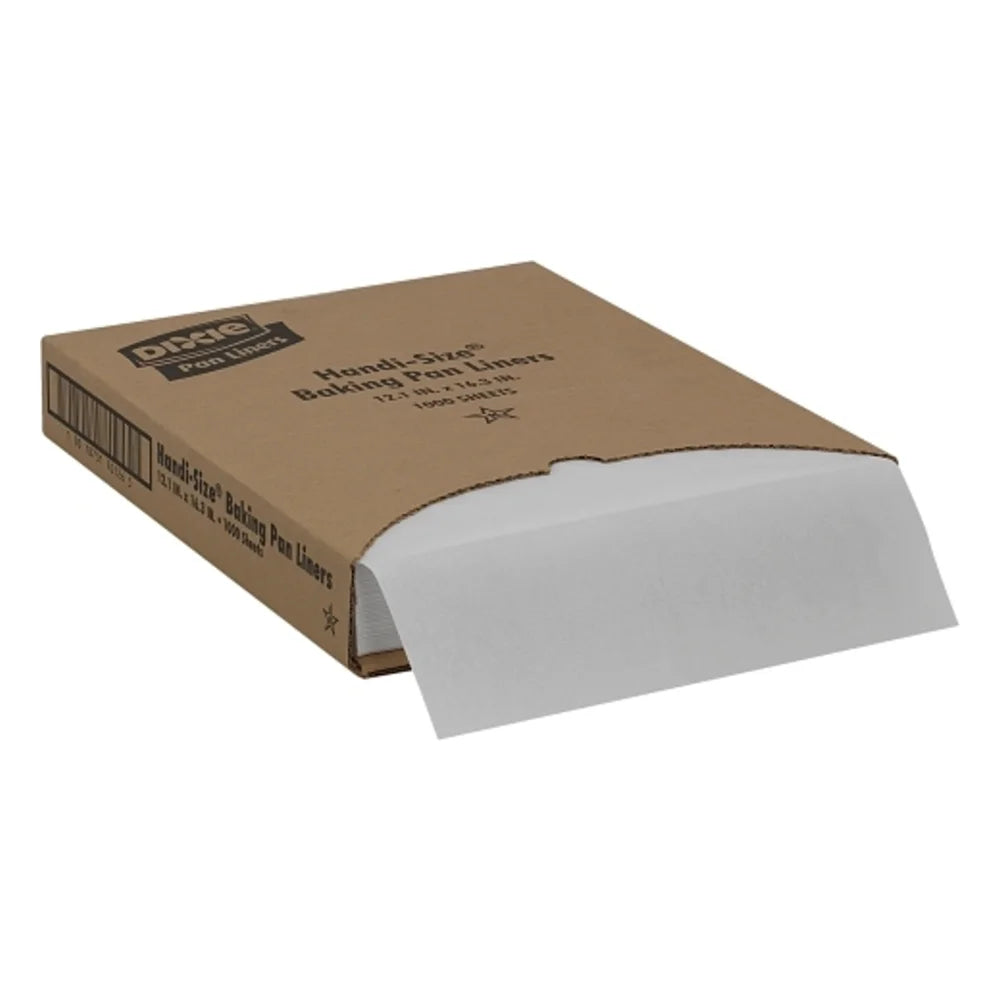 Dixie 16.3 Inch X 12.1 Inch Handi Size Greaseproof Pan Liner, 1000 Count — 1 Per Case