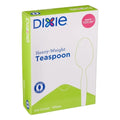 Dixie Teaspoon Heavyweight Polystrene White 6 Inch, 100 Count — 640 Per Case
