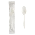 Dixie Medium Weight Polypropylene Individually Wrapped White Teaspoon, 1000 Count — 1 Per Case