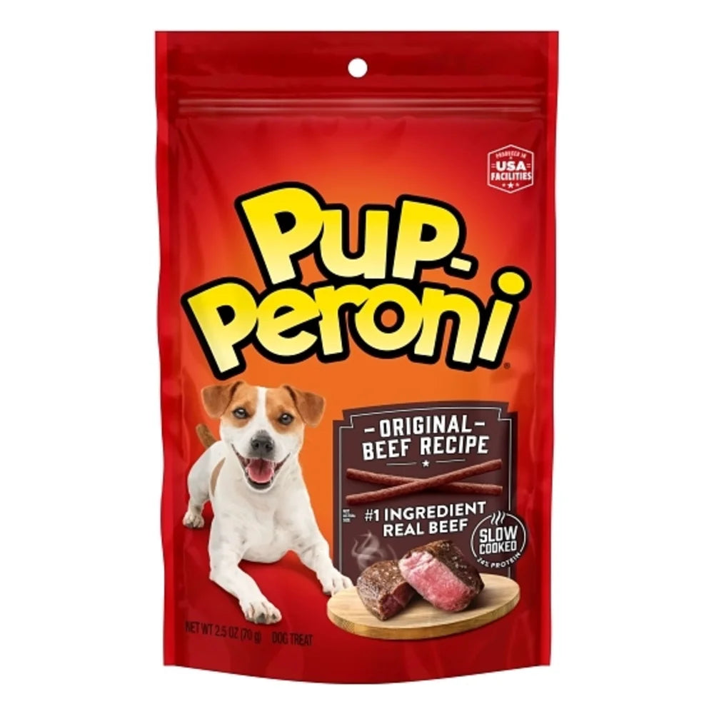 Pupperoni Beef Dog Treats, 2.5 Ounce — 8 Per Case