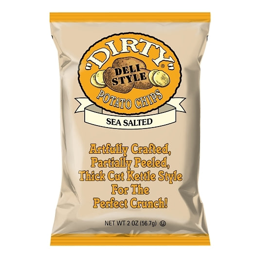 Dirty Sea Salt Potato Chips, 2 Ounce — 25 Per Case
