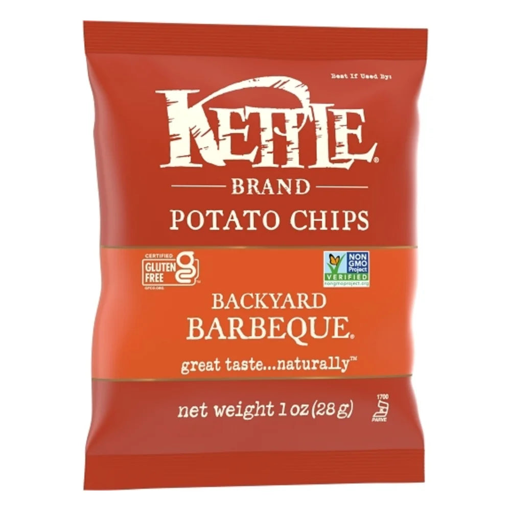 Kettle Foods Backyard Bbq Potato Chip, 1 Ounce — 72 Per Case