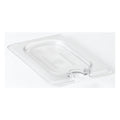 Cambro Camwear Clear Food Pan Lid 1/9 Flat Notched Cover — 6 Per Case