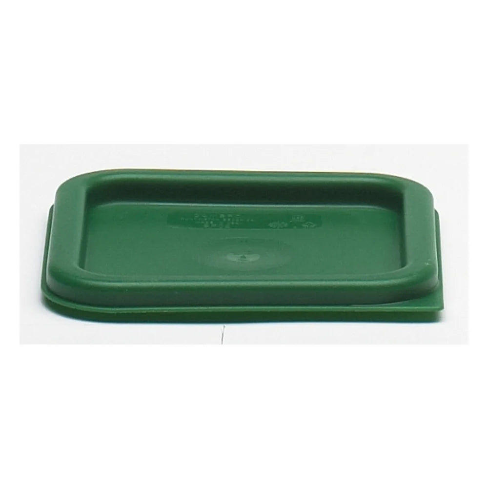 Cambro 2 & 4 Quart Square Kelly Green Lid, 6 Each — 6 Per Case