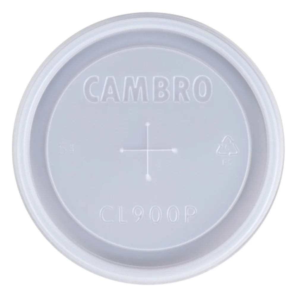 Cambro Camlid For Colorware Tumbler 900P And 900P2 Translucent Lid — 1 Per Case