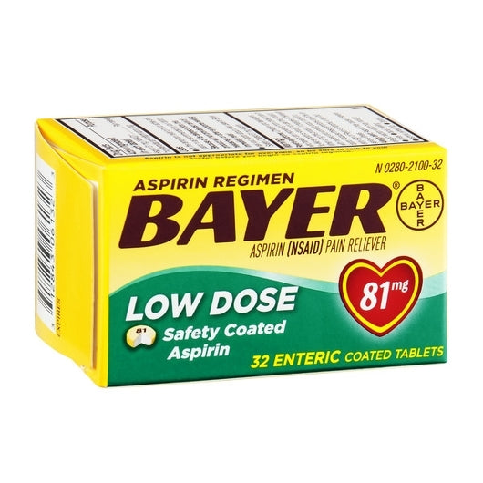 Bayer Low Strength Tablets — 6 Per Case