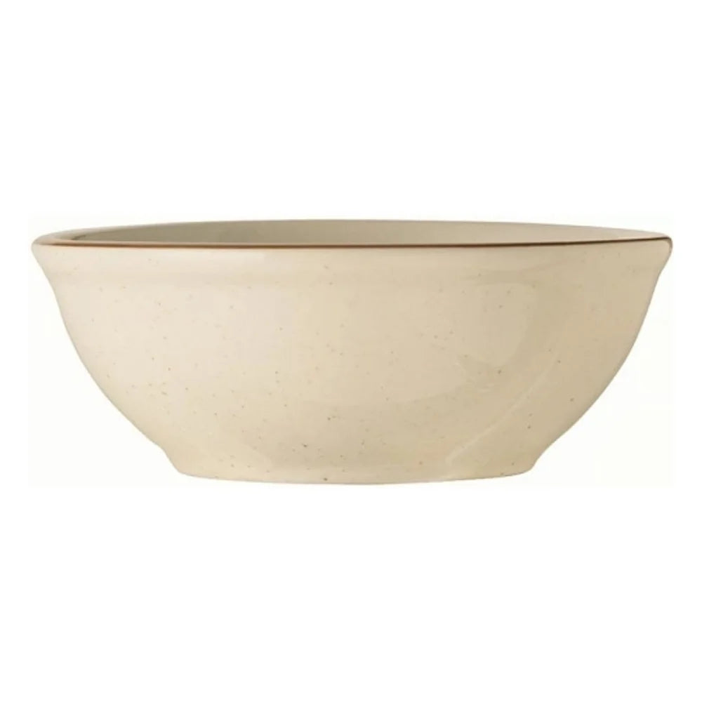 Libbey Desert Sand Rolled Edge Oatmeal Bowl 5 5/8" - Cream White, 12.5 Oz — 36 Per Case