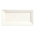 Libbey Slate Collection Ultra Bright White Rectangular Plate, 12" X 6" — 12 Per Case