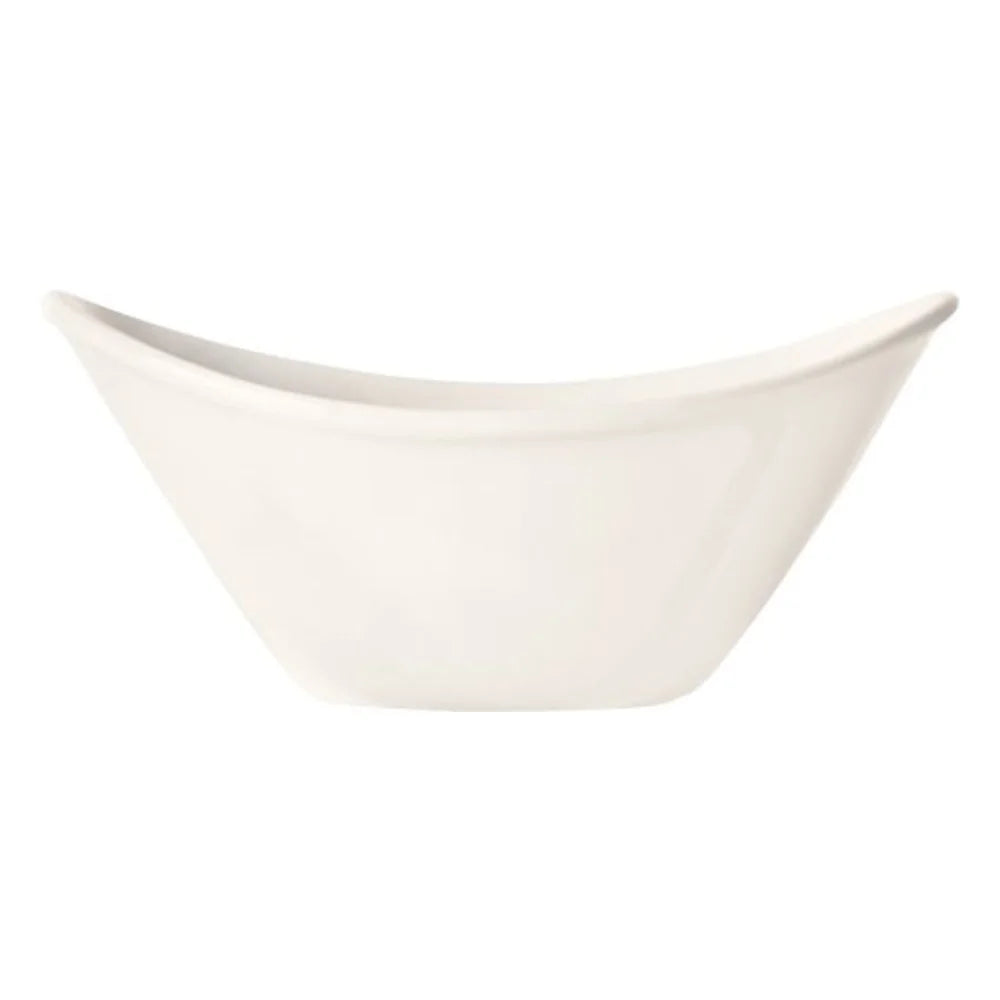 Libbey Porcelana 13 Oz Infinity Bowl 6.5" X 5.5" - Bright White, 24 Each — 24 Per Case