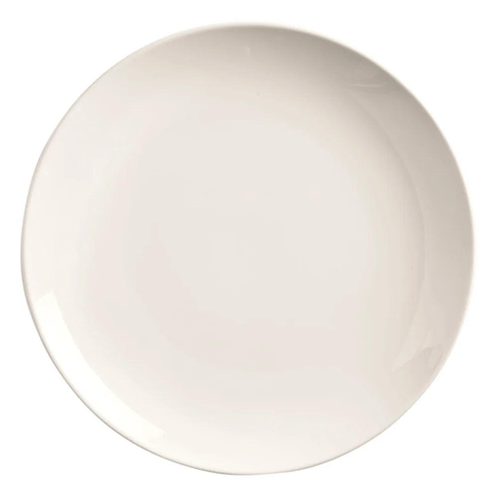 Libbey Porcelana Coupe Micro Plate 4" - Bright White — 36 Per Case