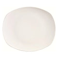 Libbey Porcelana Coupe Oblong Plate - Bright White, 12" X 10" — 12 Per Case